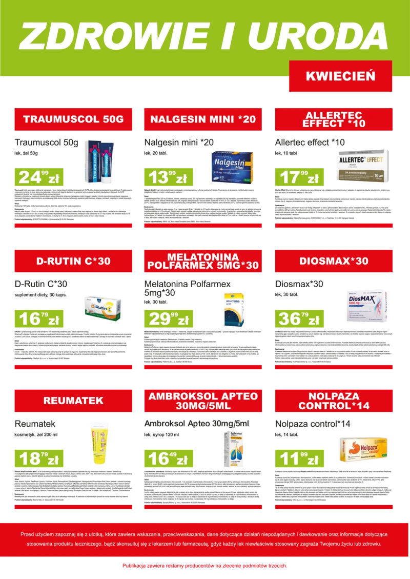 Promocje miesiąca - Kwiecień 2025